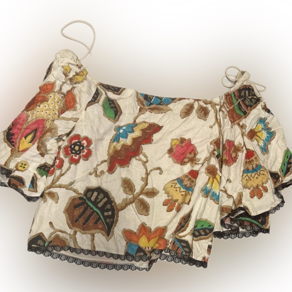 Alice + Olivia Multicolor Patterned Blouse | Sz SP
